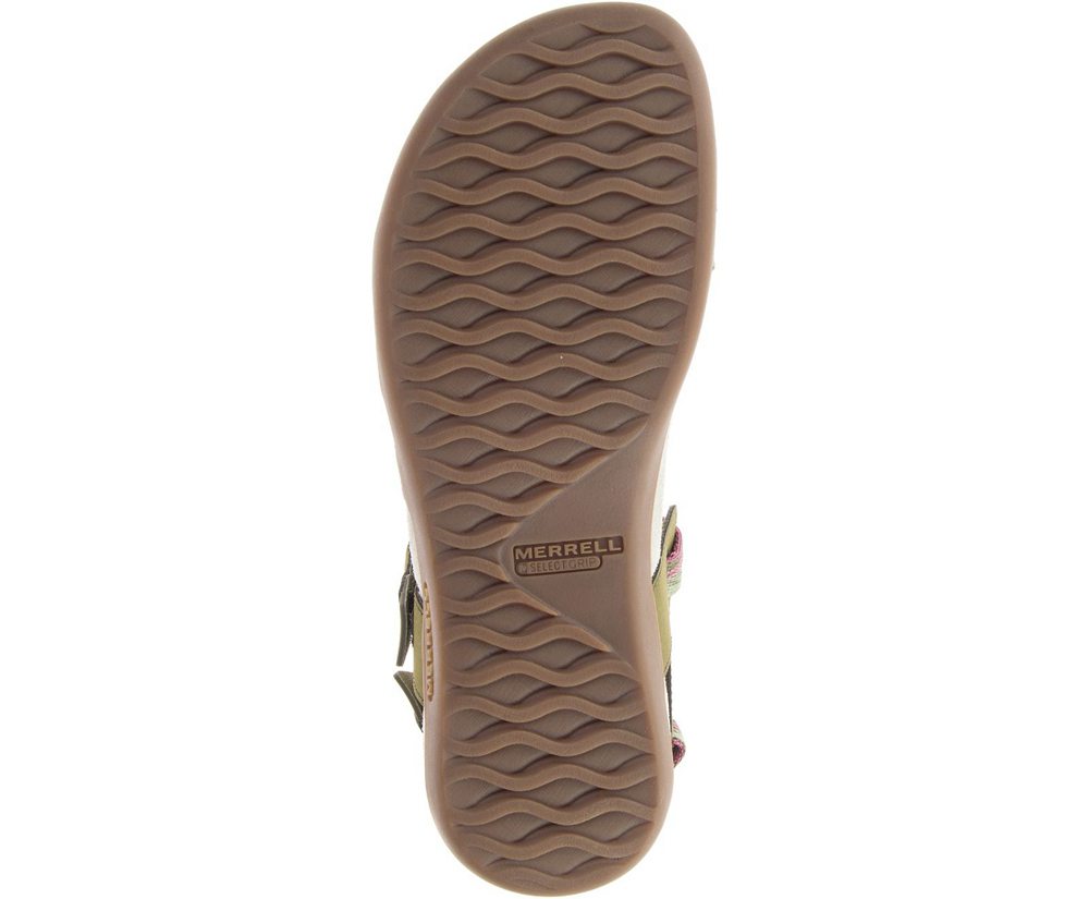 Merrell Sandaler Dame - District Mendi Backstrap - Olivengrøn - YGI248017